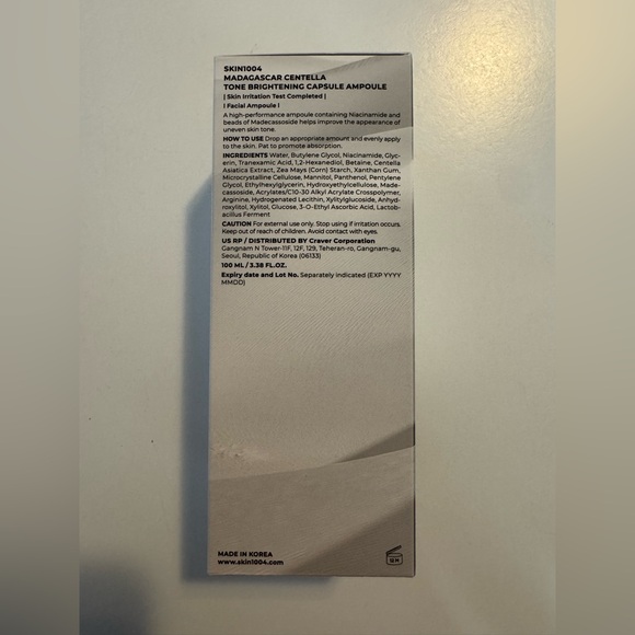 NWT Skin1004 Madagascar Centella Tone Brightening
Capsule Ampoule Serum 3.38 oz - Picture 5 of 7